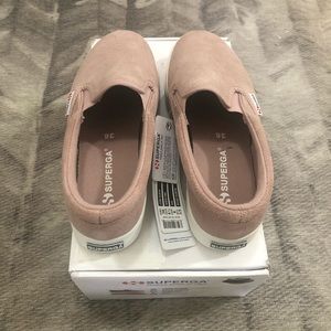 New Superga platform Rose Suede shoes 36 6 6.5
